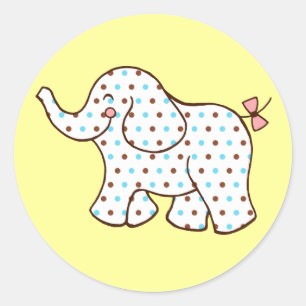 Autocollants Éléphant Bébé