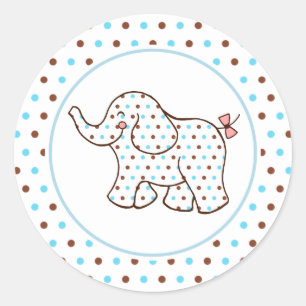 Autocollants Éléphant Bébé