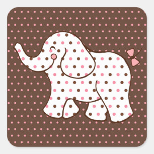 Autocollants Éléphant Bébé