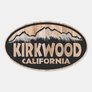 Autocollants en bois d'ovale de signe de Kirkwood
