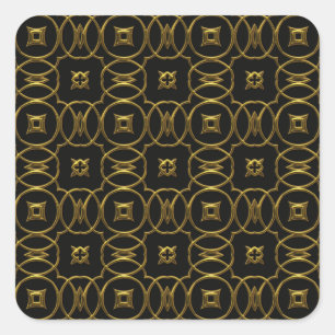 autocollants en filigre d'or