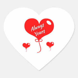 Autocollants en forme de cœur | Autocollants artis