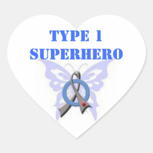 Autocollants en forme de coeur de super héros de