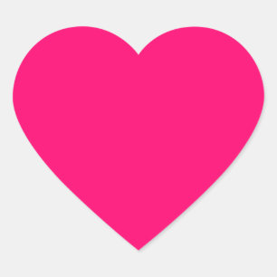 Autocollants en forme de cœur rose néon – Personna
