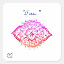 Autocollants et étiquettes avec énergie Chakra