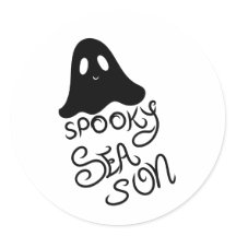 Autocollants et étiquettes Halloween de la saison 