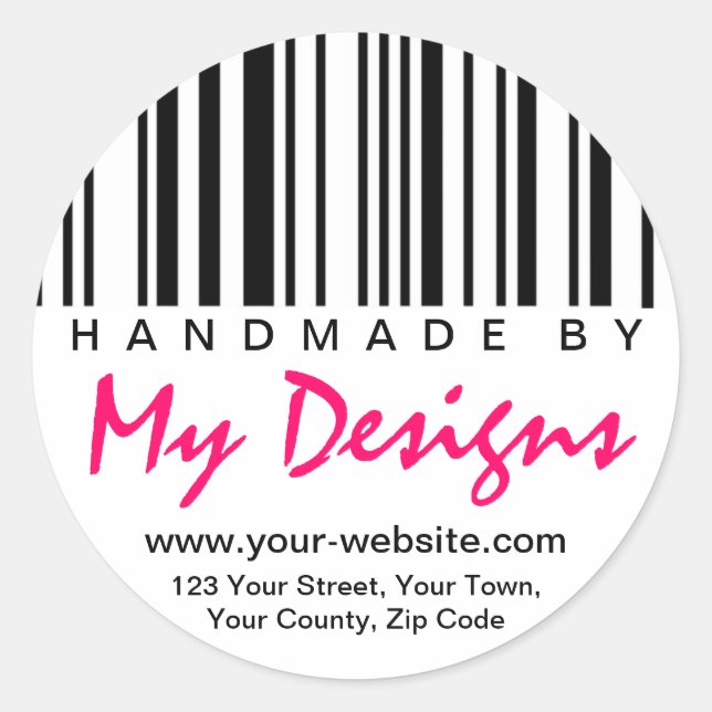 Autocollants Étiquettes À Code Barres (Devant)