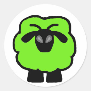 Autocollants étrangers de moutons