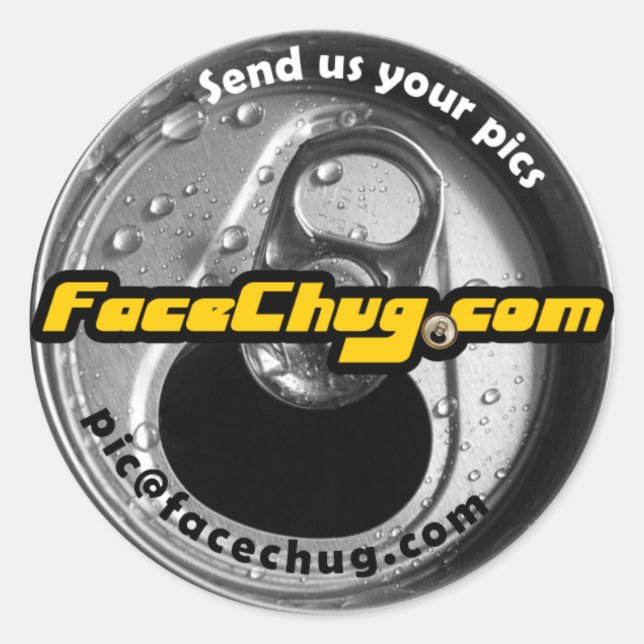 autocollants FaceChug.com (Devant)