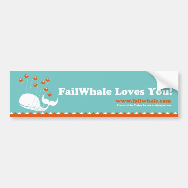 Autocollants FailWhale Bumper (Devant)