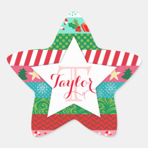 Autocollants faits sur commande d'étoile de bande