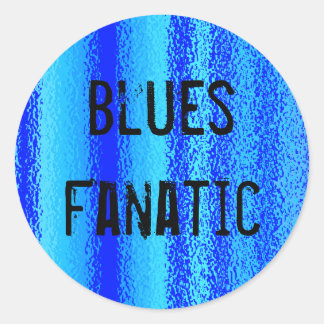 Autocollants fanatiques de blues