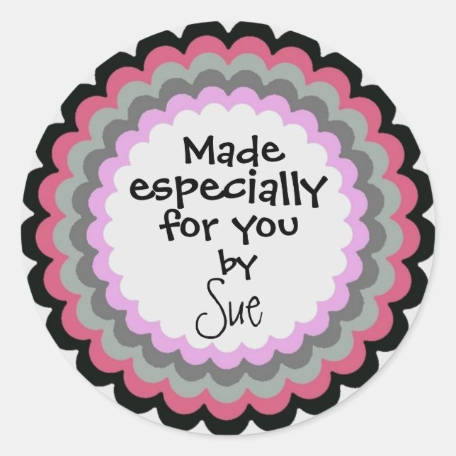 Autocollants Fancy Made by YOU personnalisés (Devant)