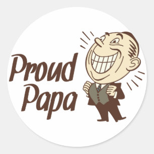 Autocollants fiers de papa