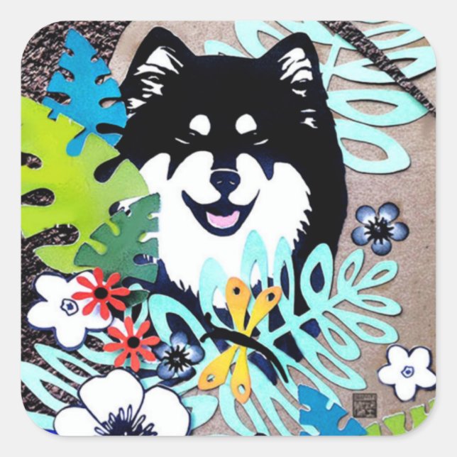 autocollants FINLANDAIS LAPPHUND (Devant)