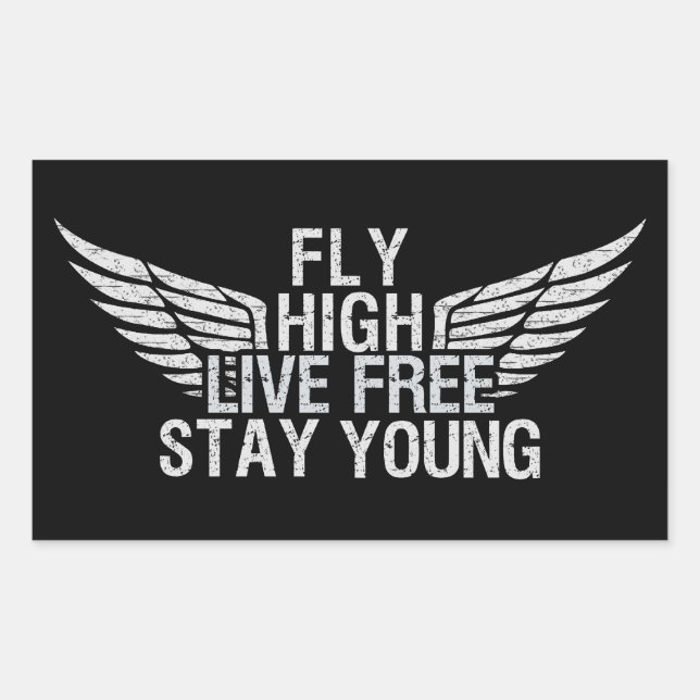 Autocollants FLY HIGH (Devant)