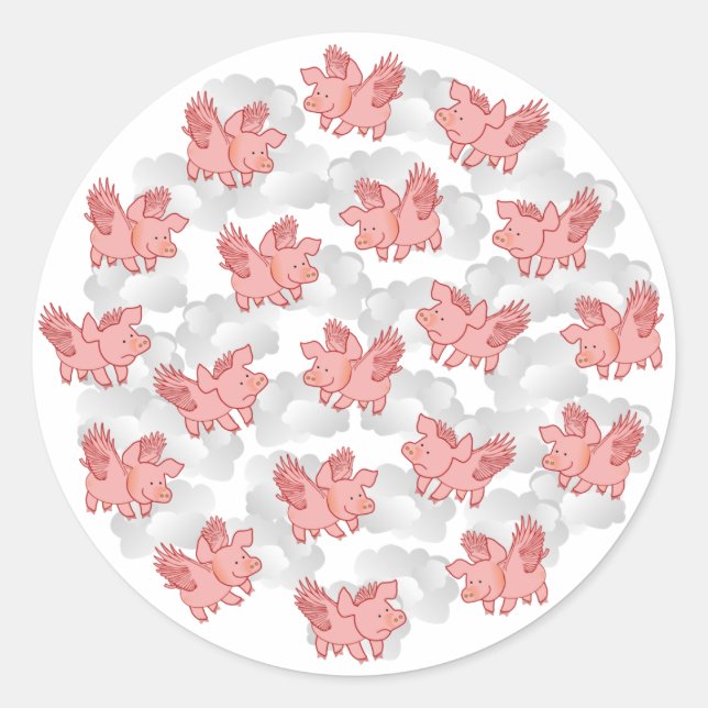 Autocollants Flying Pigs (Devant)