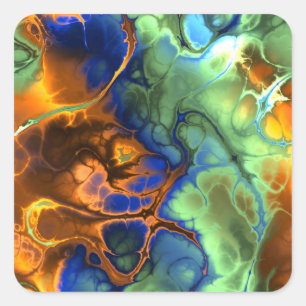 autocollants fractaux de l'espace