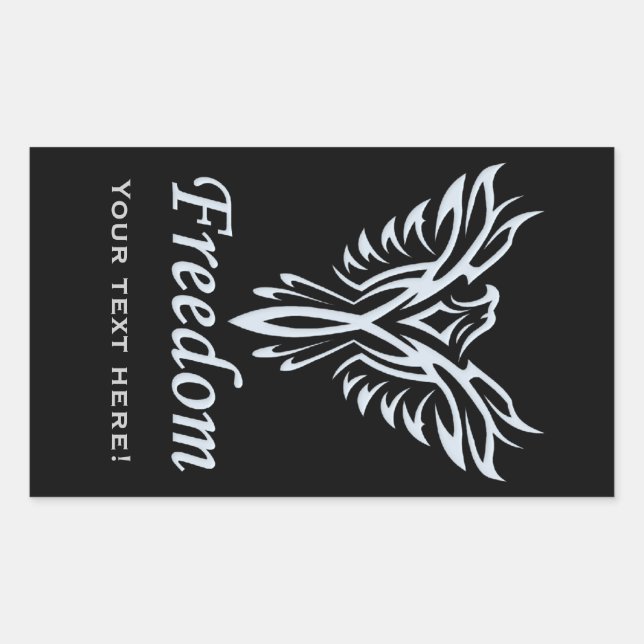 Autocollants Freedom Eagle personnalisés (Devant)