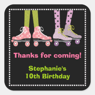 Autocollants géniaux de faveur de patinage de