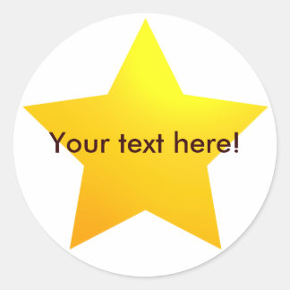 Autocollants Gold Star