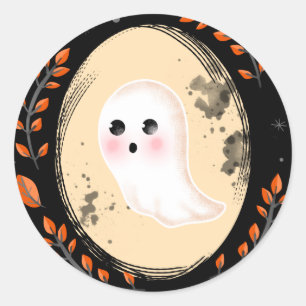 Autocollants Halloween Ghost Portrait
