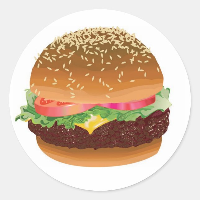 Autocollants Hamburger (Devant)