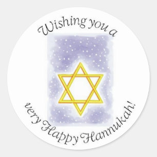 autocollants hannukah
