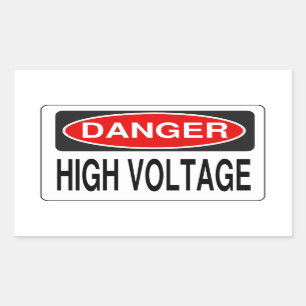 Autocollants haute tension