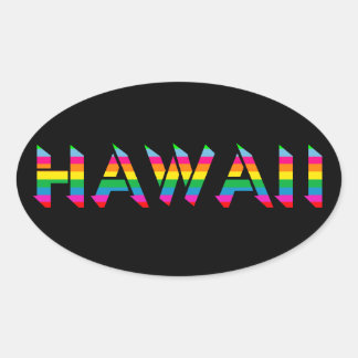 Autocollants Hawaii Rainbow