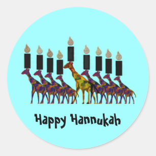 Autocollants heureux de Hannukah