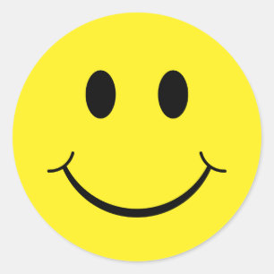 Autocollants heureux de visage