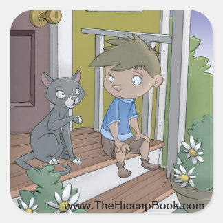 Autocollants Hiccup Book, Le chat (feuille de 6)
