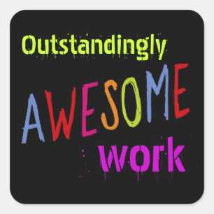 Autocollants impressionnants d'étudiant