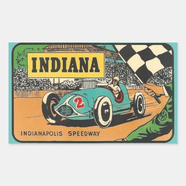 Autocollants Indianapolis Speedway (Devant)