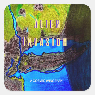 Autocollants "Invasion Alien" de A Cosmic Wingspan