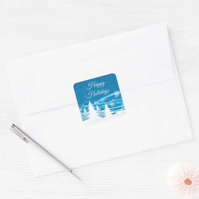 Autocollants Joyeuses Fêtes (Enveloppe)