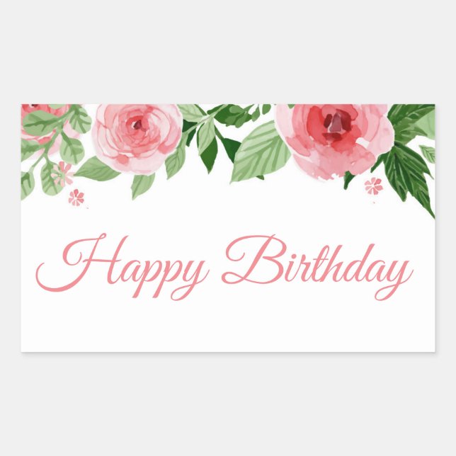 Autocollants Joyeux Anniversaire (Devant)