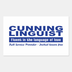 Autocollants Linguist rustique