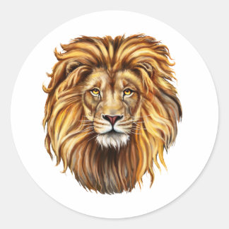 autocollants lion animol
