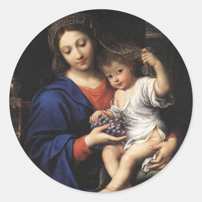 Autocollants Madonna et Child (Devant)