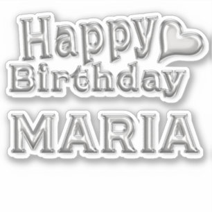 Autocollants Maria Happy Birthday