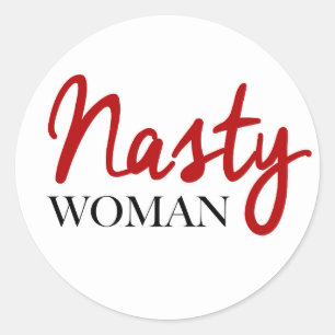 Autocollants méchants de femme