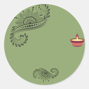 Autocollants mehendi personnalisables