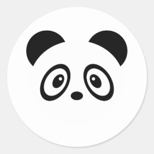 Autocollants mignons de panda
