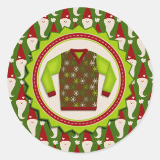 Autocollants moches à sueur de Noël