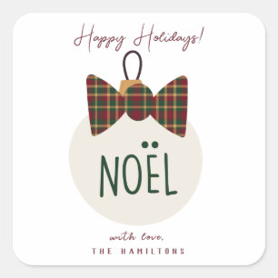 Autocollants modernes mignons de Noël