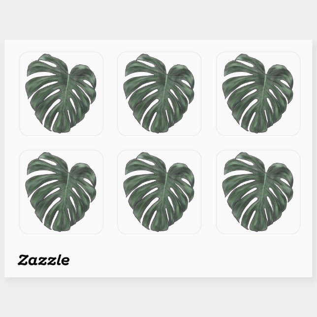 Autocollants Monstera (Feuille)