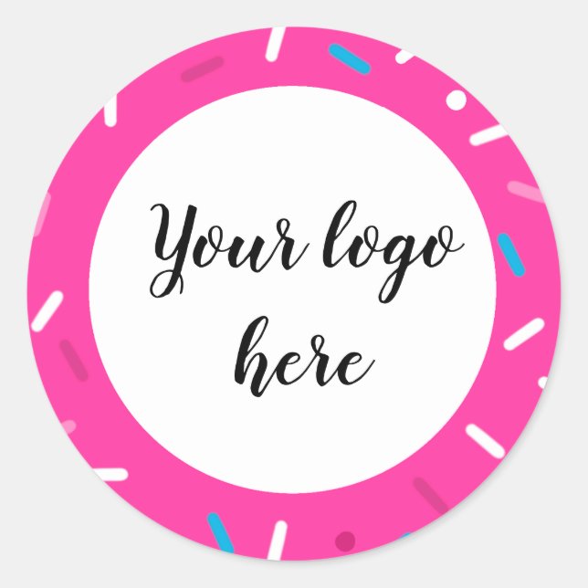 Autocollants motif Sprinkle de couleur vive (Devant)