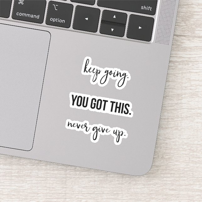 Autocollants Motivation Vinyl Decal (Détail)